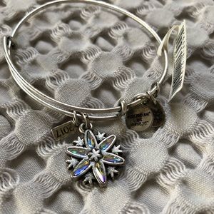 NEW WITH TAGS! 2017 Alex and Ani Silver Snowflake